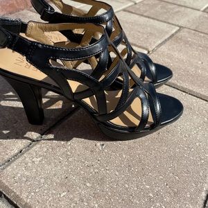 Womens naturalizer Danya Comfort Dress Sandals, Black, Size 9 NEW